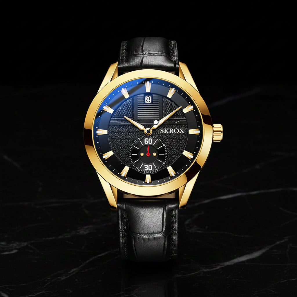 Original Sports Man Watch Leather Sapphire Blue Dial Luminous Automatic Movement Mechanical Clock Waterproof Wrist Watches