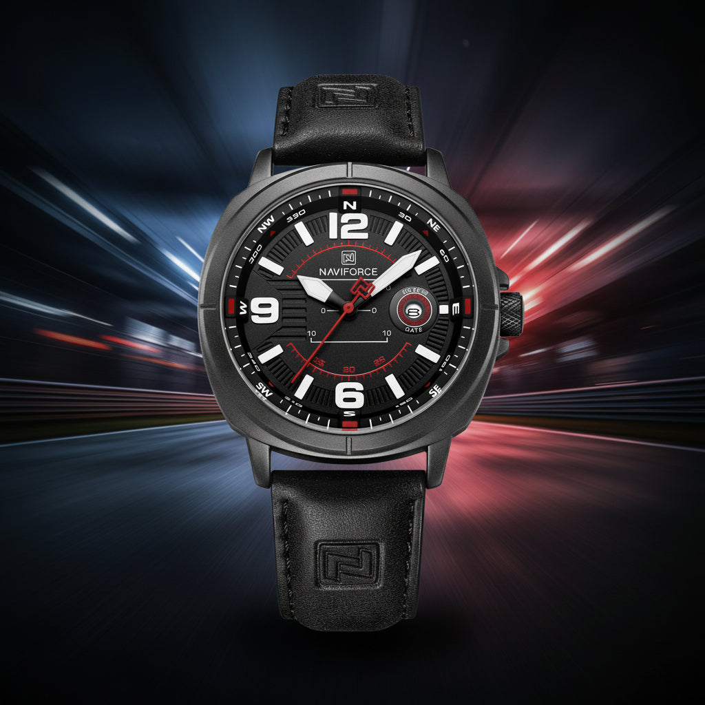 Brand Men Quartz Watch High Quality PU Band Calendar Male Wristwatch Auto Date Display Waterproof Clocks Reloj Hombre
