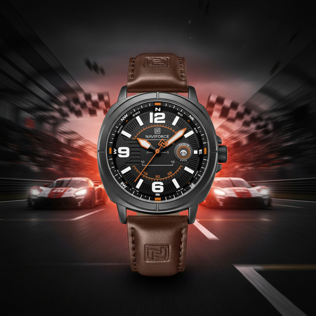 Brand Men Quartz Watch High Quality PU Band Calendar Male Wristwatch Auto Date Display Waterproof Clocks Reloj Hombre