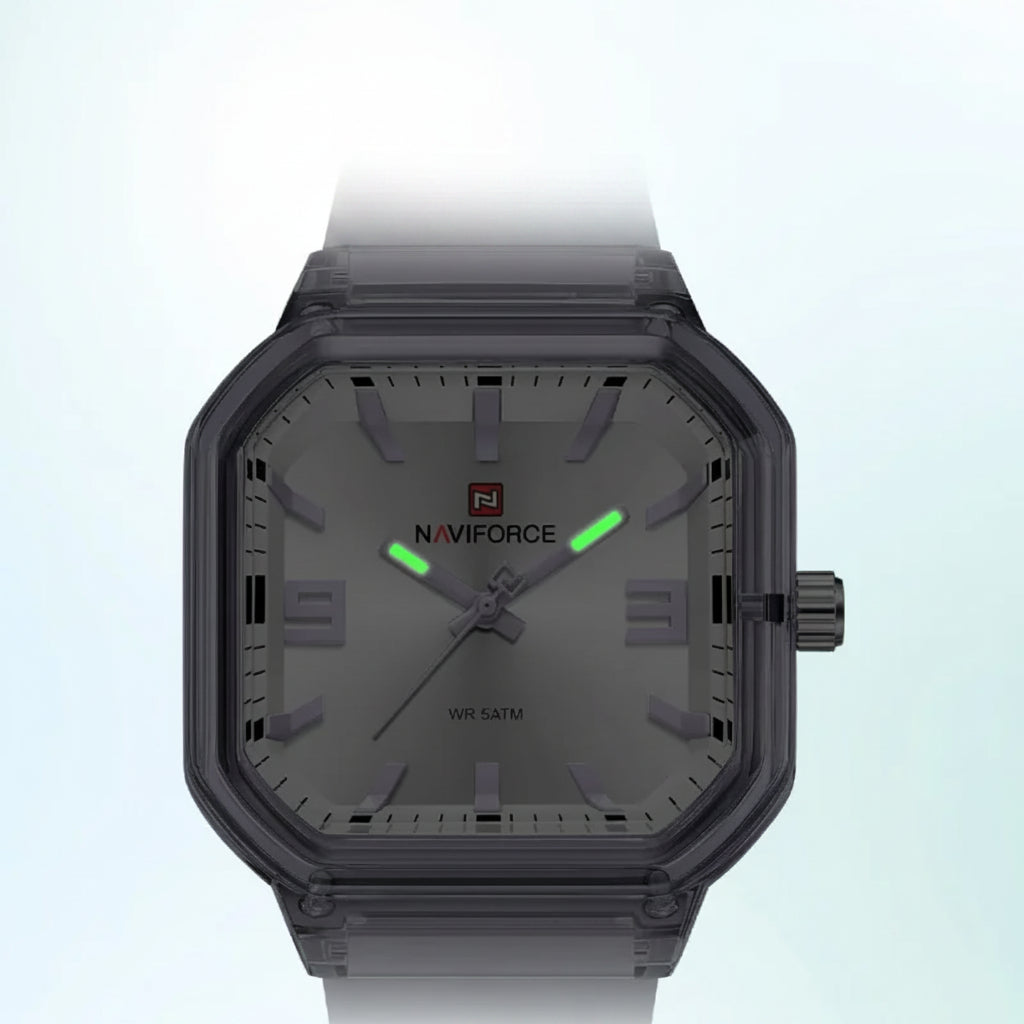 Women Polygon Watch Display Silicone Strap 50M Waterproof Luminous Fashionable Elegant Ladis Girls Wristwatch Gift Box