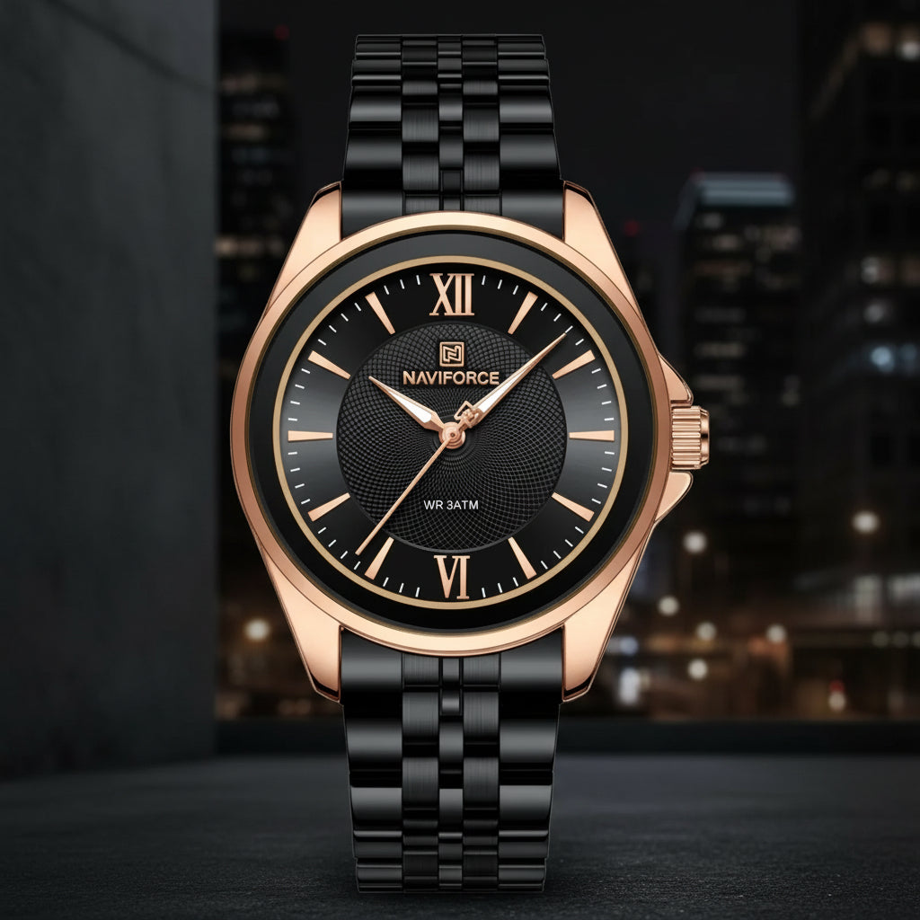 NAVIFORCE Women Watches Ladies Creative Watch Stainless Strap New Fashion Charm Quartz 30M Waterproof Wristwatches Female Clock