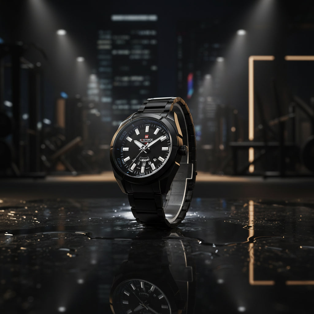 Classic Casual Watch for Men Stainless Steel Sport Waterproof Male Watches Quartz Date Display Clock Relogio Masculino