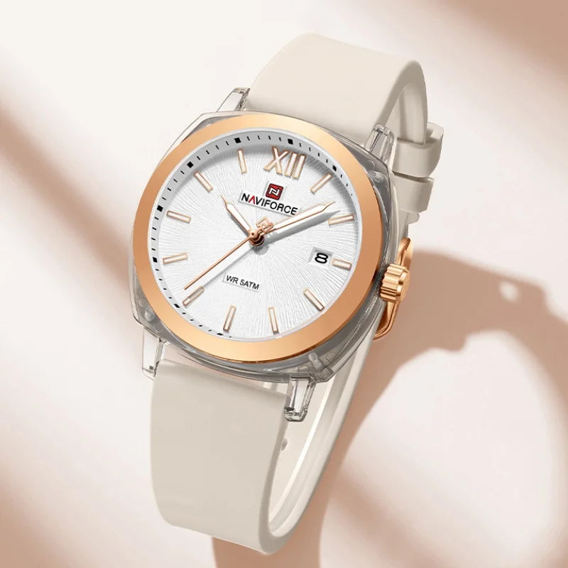Leisure Sports Women'S Watch Simple Elegant Waterproof Creative Women Minimalist Style Quartz Calendar Ladies Watches