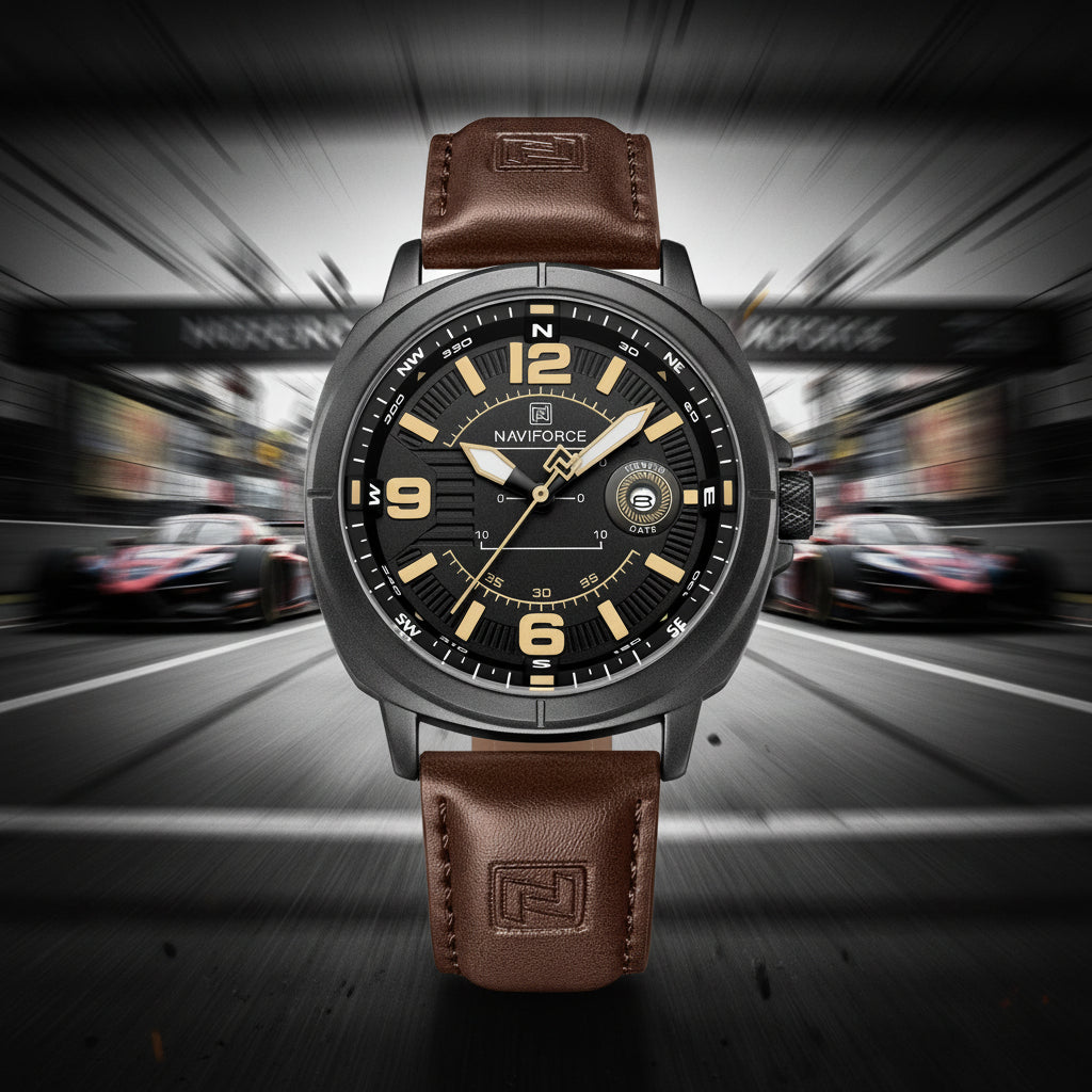 Brand Men Quartz Watch High Quality PU Band Calendar Male Wristwatch Auto Date Display Waterproof Clocks Reloj Hombre
